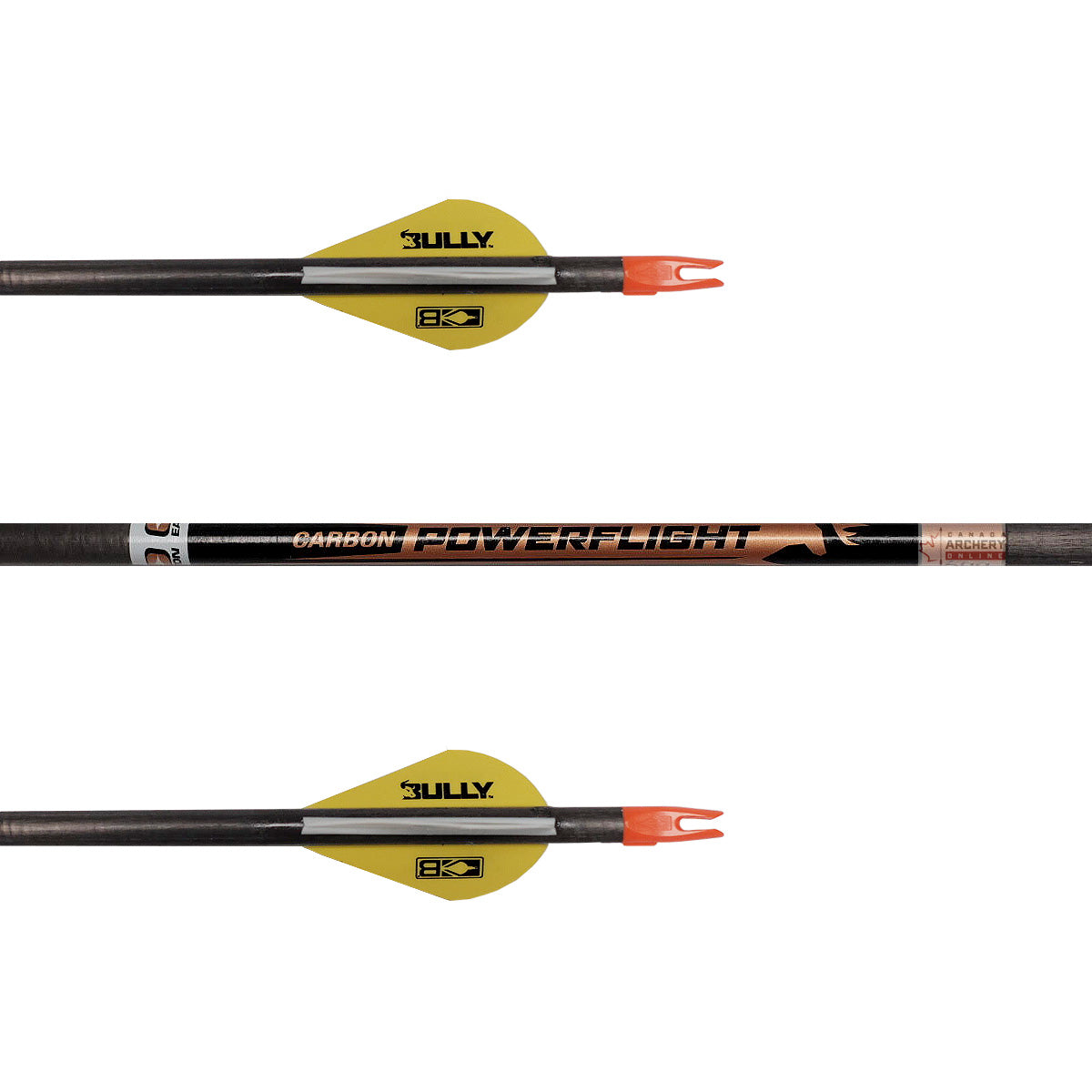 Easton carbon Powerflight 6pk, ferdig pil med spiss-BueBua - Din bueforhandler!