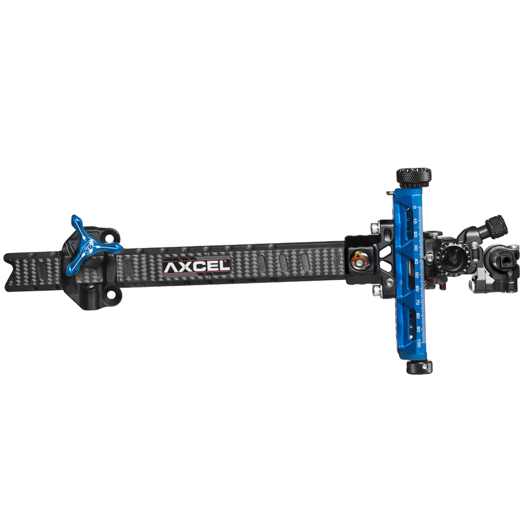 Axcel Achieve XP Pro UHM Diamond Weave Carbon Bar 9 tommer Compound Sikte-Sikte-BueBua - Din bueforhandler!