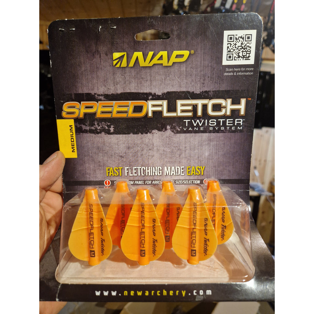 NAP Speedfletch Twister 6pk Medium-BueBua - Din bueforhandler!
