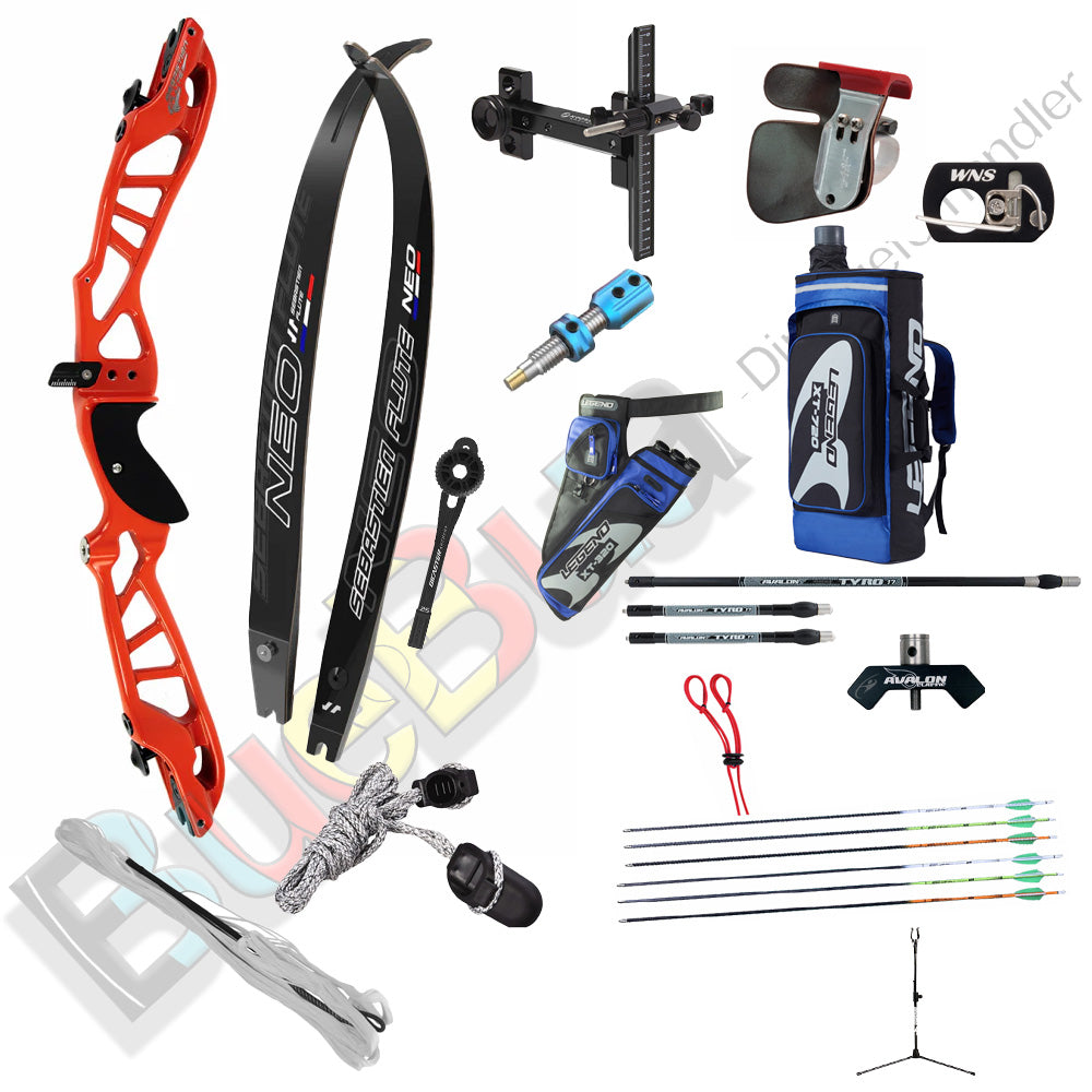 Sebastien Flute NEO Recurve pakke, begynner PLUSS-Recurve bue-BueBua - Din bueforhandler!