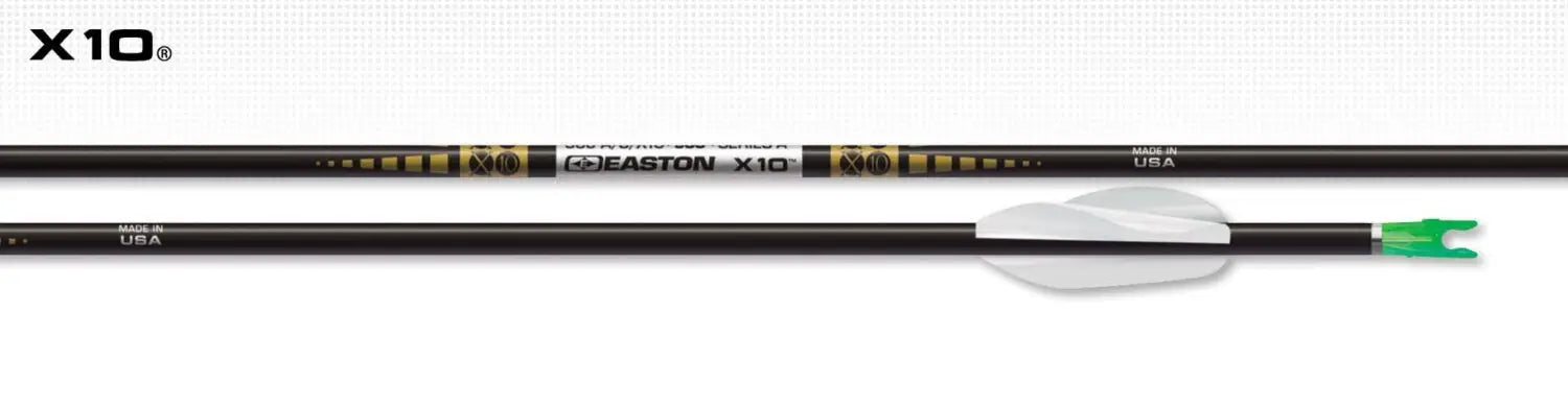 Easton X10 pilskaft 12pk - Konkurransepil i særklasse
