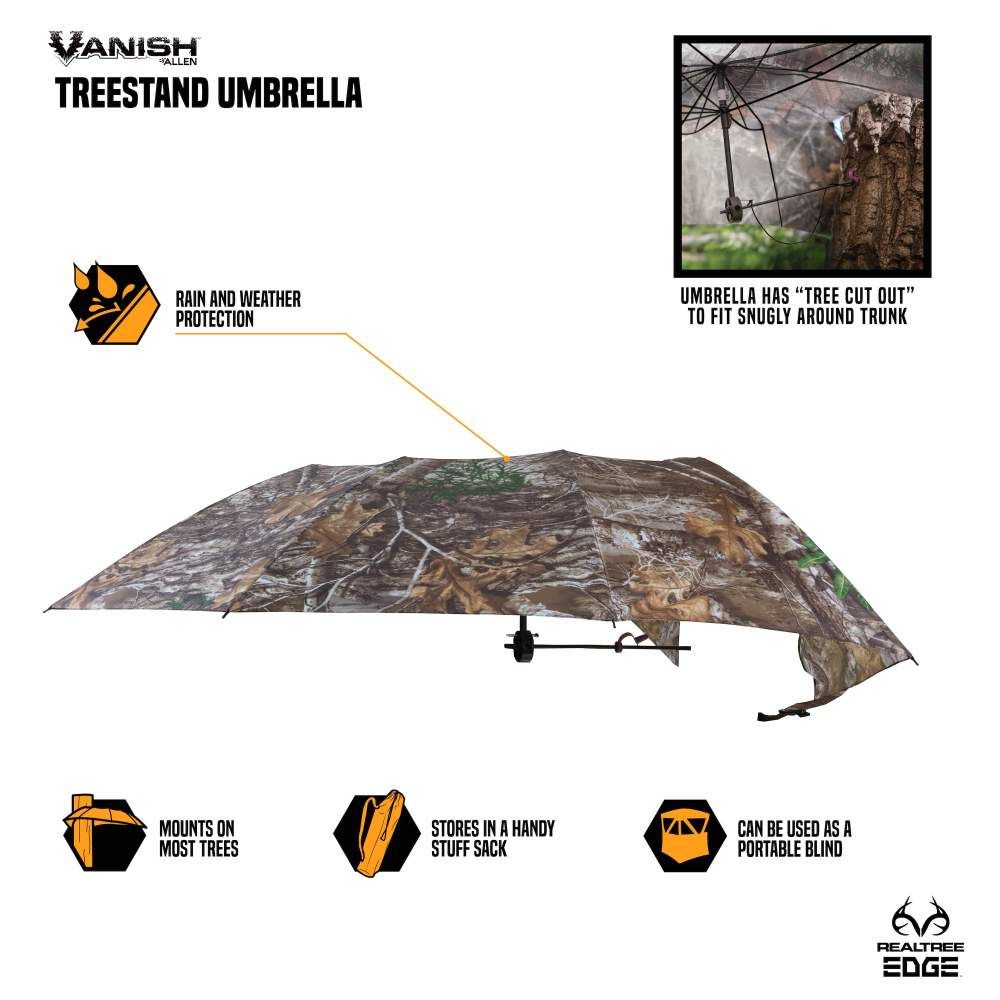 Allen Vanish Instant Roof Treestand Umbrella - paraply-Jaktutstyr-BueBua - Din bueforhandler!