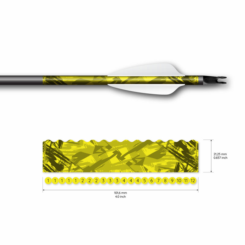 Socx Max Surge Fluo wraps - inntil  8.0mm pil