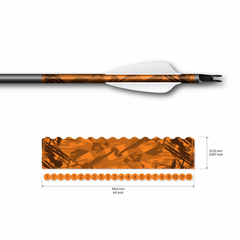 Socx Max Surge Fluo wraps - inntil  8.0mm pil