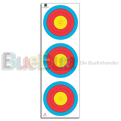 FITA/WA 40cm 3-spot skive-BueBua - Din bueforhandler!