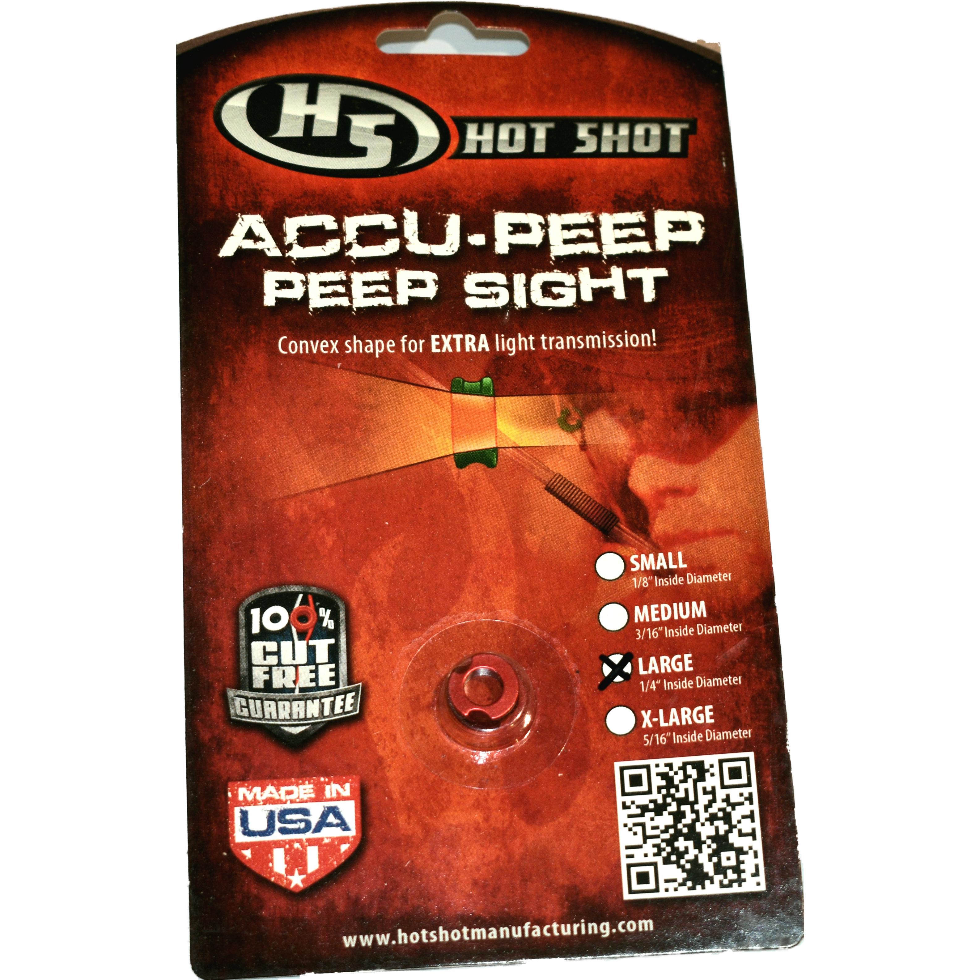 HotShot Accu-Peep-Peep sikte-BueBua - Din bueforhandler!